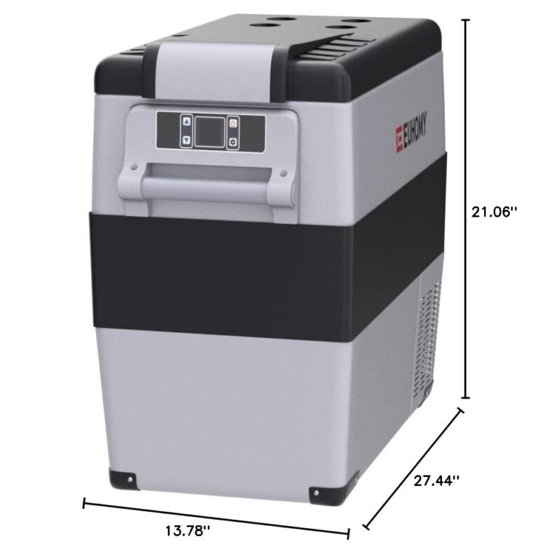 EUHOMY 12 Volt Refrigerator, 59QT(55L) Electric Cooler, 12V Fridge APP Control, 12V Cooler -4℉~68℉, Portable Freezer 12/24V DC 110-240V AC for Camping, Travel, Truck, Home - Image 2