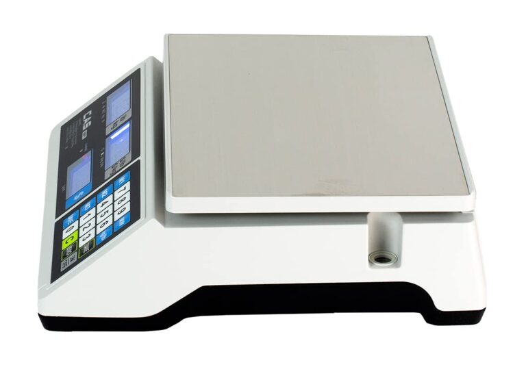 CAS ER Jr Electronic Price Computing Scale with Dual LCD Display, Stainless Steel Platform, NTEP Approved for Accurate Weighing - Ideal for Retail Stores, Farmers Market, & Bakeries - Image 2