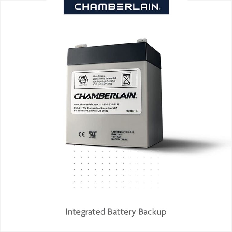 CHAMBERLAIN B2215T Garage Door Opener with Battery Backup, Black - Image 6