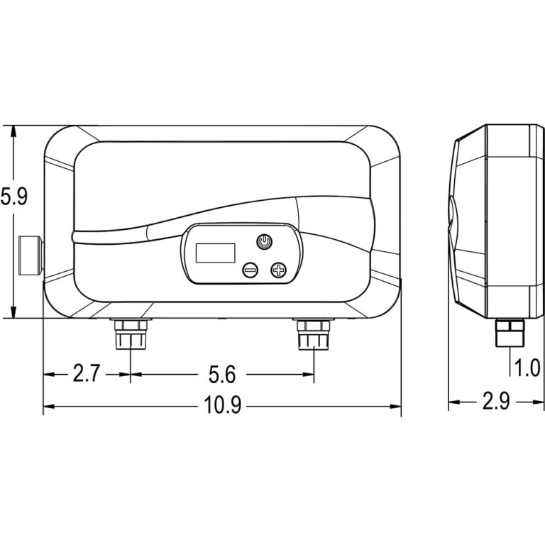 EcoSmart POU 6T 6.5kW 240v Thermostatic Point of Use Tankless Electric Water Heater - Image 7