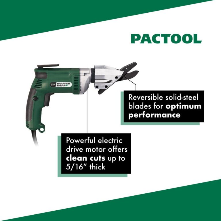 PacTool SS404 Contractor Grade Snapper Shear - Electric Cutter for Fiber Cement Siding - Power Tools for Professionals - Image 4