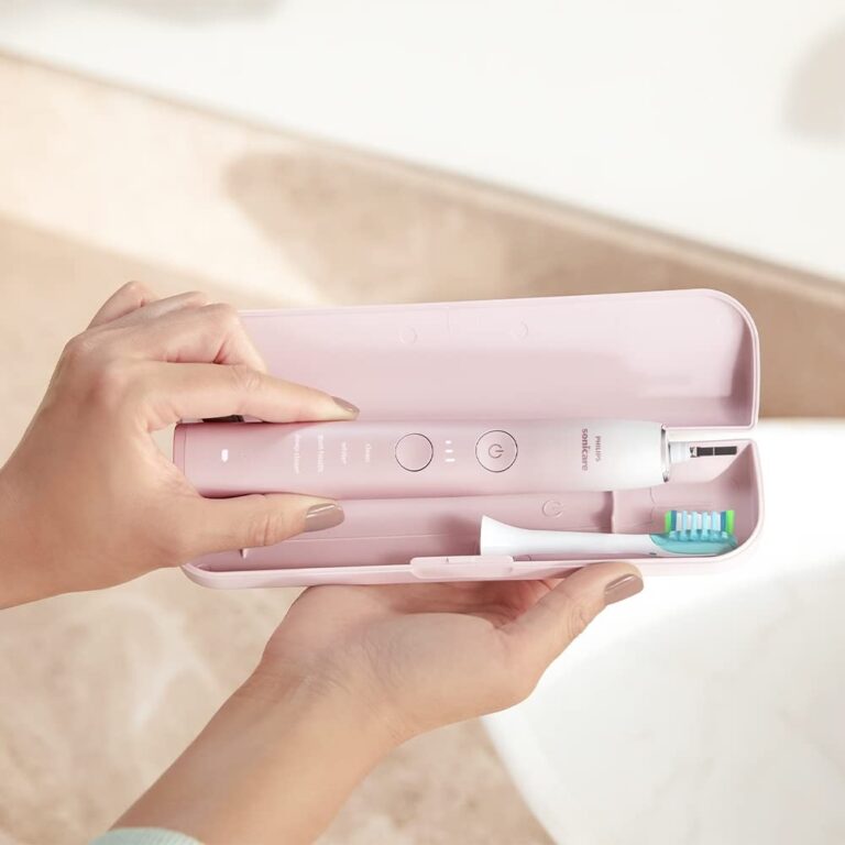PHILIPS Sonicare 9000 Special Edition Rechargeable Toothbrush, Pink/White, HX9911/90 - Image 5