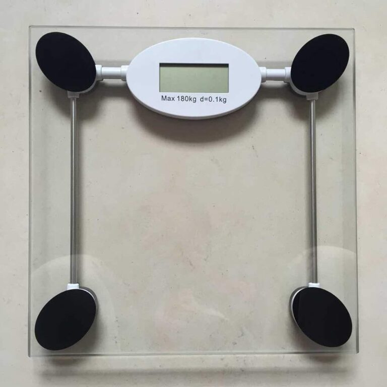 Bathroom Scale Electronic Glass Scale, Square Body Fat Scale, Digital LCD Display, 180kg Capacity, Anti-Collision Tempered Glass, Easy to Clean - Image 4