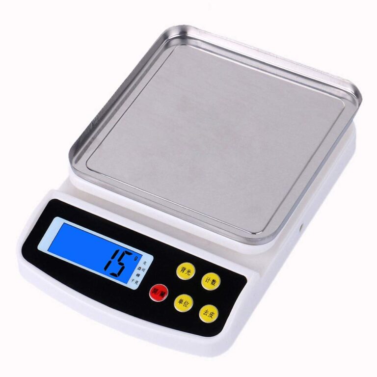 High Precision Digital Kitchen Electronic Scale 0.1g Balance Baking Food Gram Scale for Vegetables Fruit (Color : 10kg/1g) (10kg/1g) (10kg/1g) - Image 4