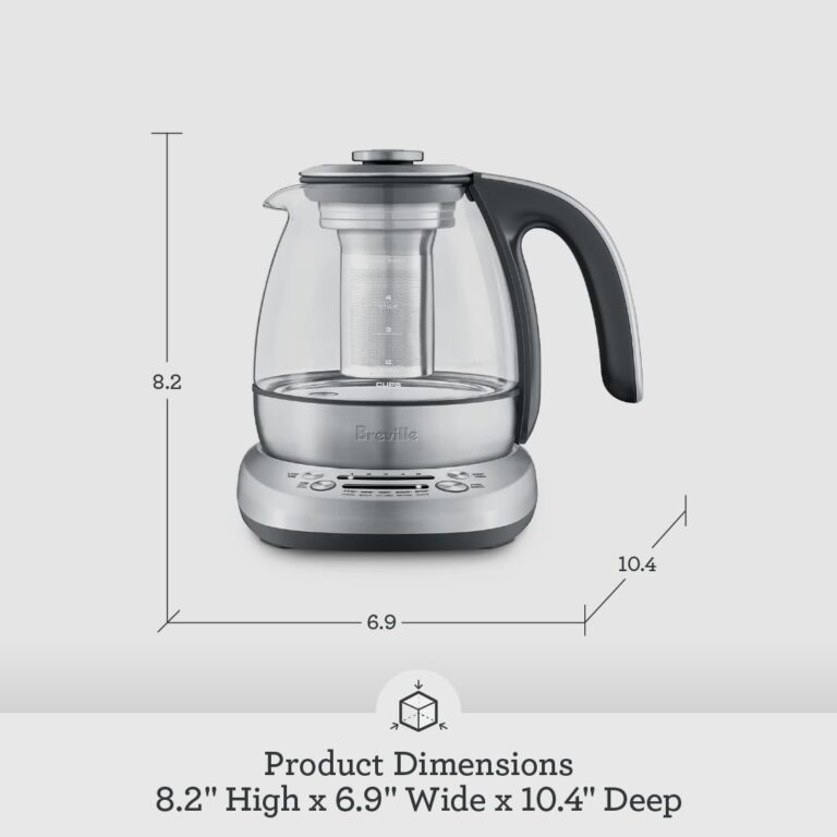 Breville Smart Tea Infuser Compact Kettle, One Size, Clear - Image 3