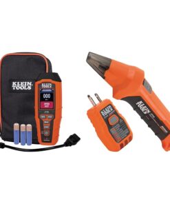 Klein Tools Circuit Analyzer RT390 with LCD and Breaker Finder ET310 for Wiring Faults and GFCI Testing