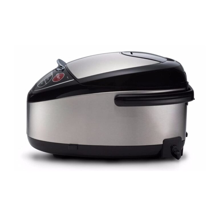 Tiger Corporation JAX-T10U-K 5.5-Cup (Uncooked) Micom Rice Cooker with Food Steamer & Slow Cooker, Stainless Steel Black - Image 6