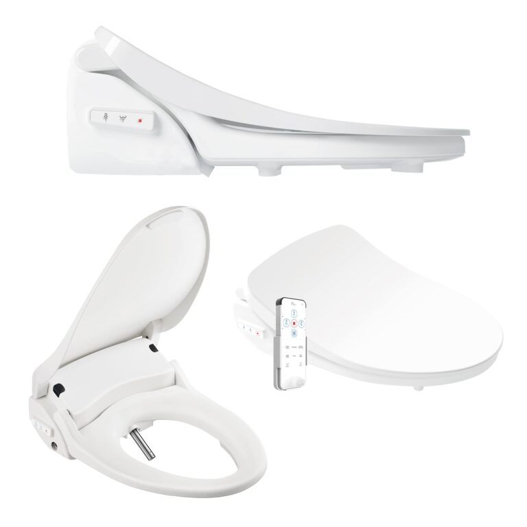 Bio Bidet SLIM3E 000 Slim Three Smart, Elongated Bidet Toilet Seat, White - Image 3