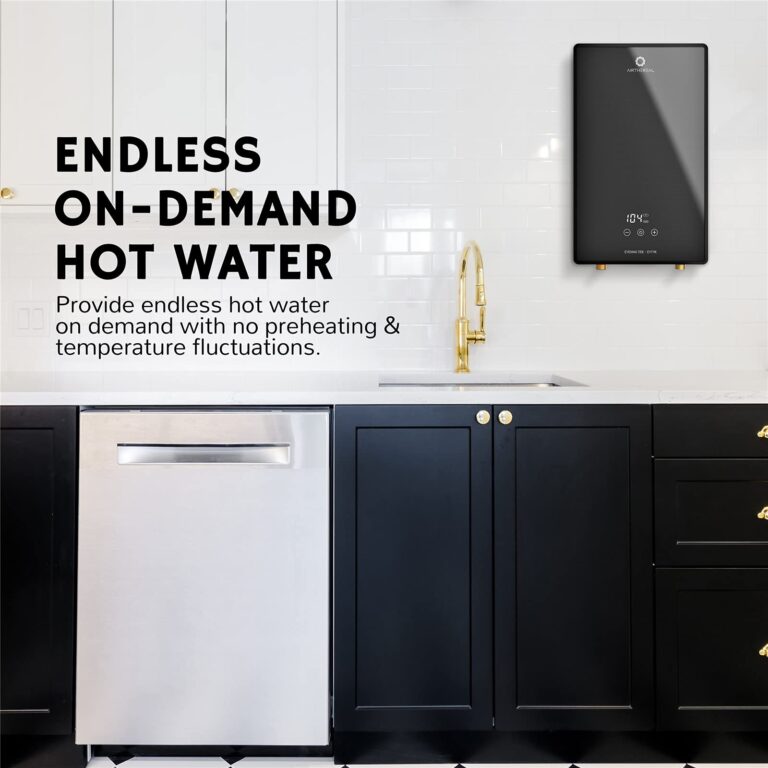 Airthereal Electric Tankless Water Heater, 9kW, 240Volts - Endless On-Demand Hot Water - Self Modulates to Save Energy Use - Small Enough to Install Anywhere - for Sink and Faucet, Evening Tide series - Image 8