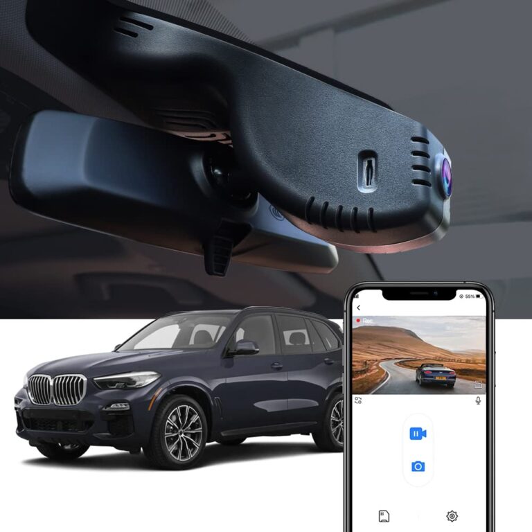 Fitcamx 4K Dash Cam Suitable for BMW X5 2023 2022 2021 2020 2019 G05 Xdrive50i 40i M50i Sdrive40i (Model A), Integrated OEM Style, UHD 2160P Video WiFi, G-Sensor, Loop Recording, Plug&Play, 64GB Card