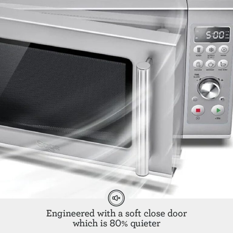 Breville BMO650SIL1BUC1 Compact Wave Soft Close Countertop Microwave Oven, Silver - Image 5