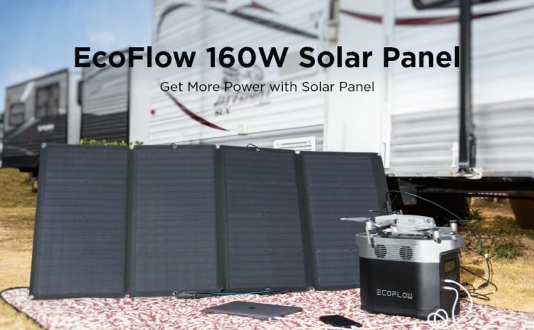 EcoFlow EFSOLAR160W 160W Portable Durable Waterproof Solar Panel w/Kickstand - Image 6