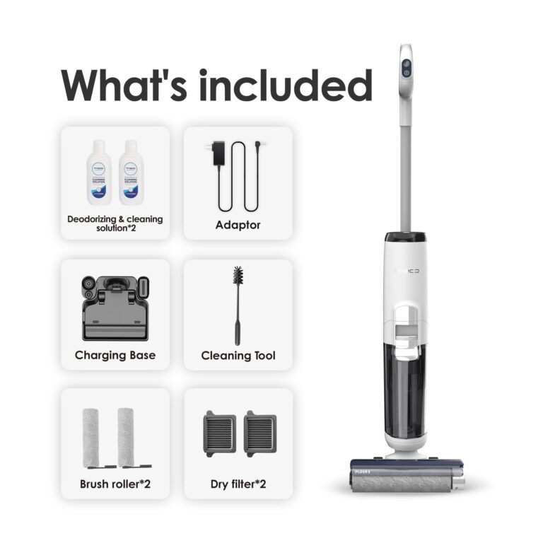 Tineco iFLOOR 5 Breeze Complete Wet Dry Vacuum Cordless Floor Washer, One-Step Cleaning for Hard Floors, Edge Clean, Auto Self-Cleaning, Lightweight & Cordless Design - Image 2