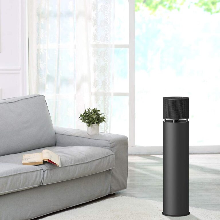 ABRAMTEK 100W Bluetooth Speaker, E600 High Power Wireless Speaker with Super Bass Subwoofer and 360 Sound for Home Office Party Outdoor (Grey) - Image 3