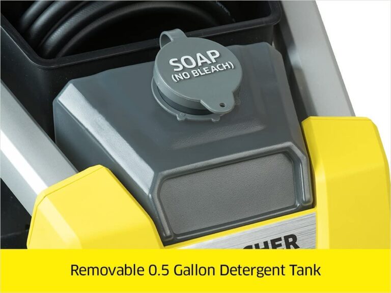 Karcher K1800 1800 PSI 1.3 GPM Electric Power Pressure Washer with Turbo, 15°, & Soap Nozzles - Image 9