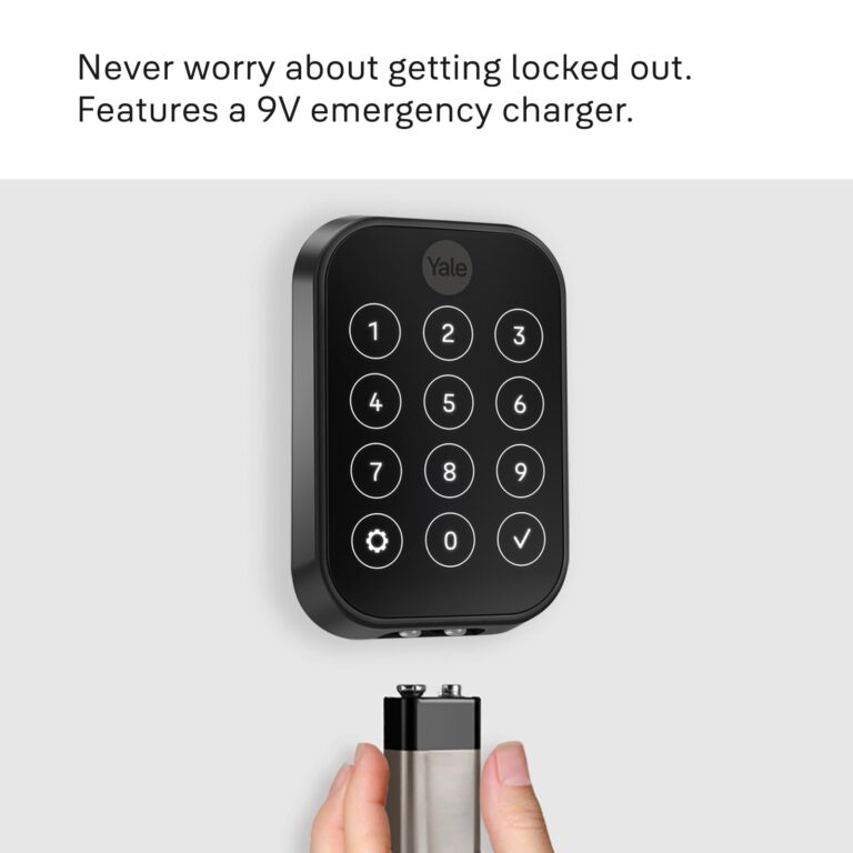 Yale Security Assure Lock 2 with Wi-Fi, Keypad Smart Lock with Back-Up Key in Satin Nickel - YRD410-WF1-619 - Image 2