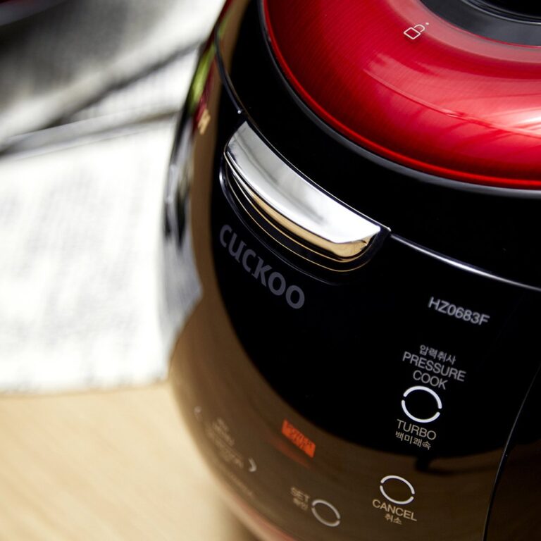 CUCKOO CRP-HZ0683FR | 6-Cup (Uncooked) Induction Heating Pressure Rice Cooker | 13 Menu Options, Auto-Clean, Voice Guide, Made in Korea | Black/Red - Image 3