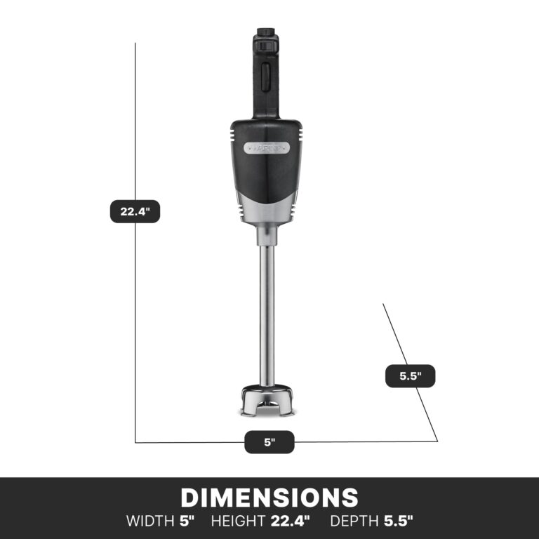Waring (WSB40) 10" Medium-Duty Quik Stik Plus Immersion Blender,Black/Silver - Image 2