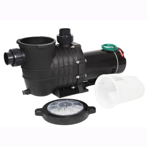 TRUPOW 2.0HP 114GPM Swimming Pool Pump 110V/220V Dual Voltage Garden InGround and Above Ground Pool Water Pump with Strainer Filter Basket