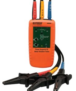 Extech 480403 Motor Rotation and 3-Phase Tester, Multicolor