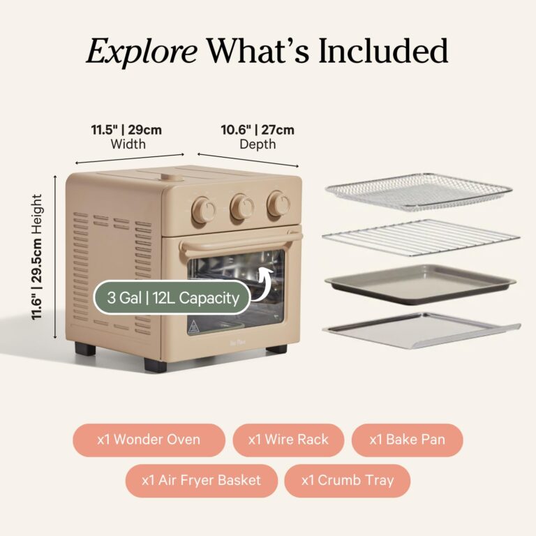 Our Place Wonder Oven | 6-in-1 Air Fryer & Toaster Oven with Steam Infusion | Compact, Countertop Friendly, Fast Preheat, Multifunctional | Air Fry, Toast, Roast, Bake, Reheat & Broil | Steam - Image 2