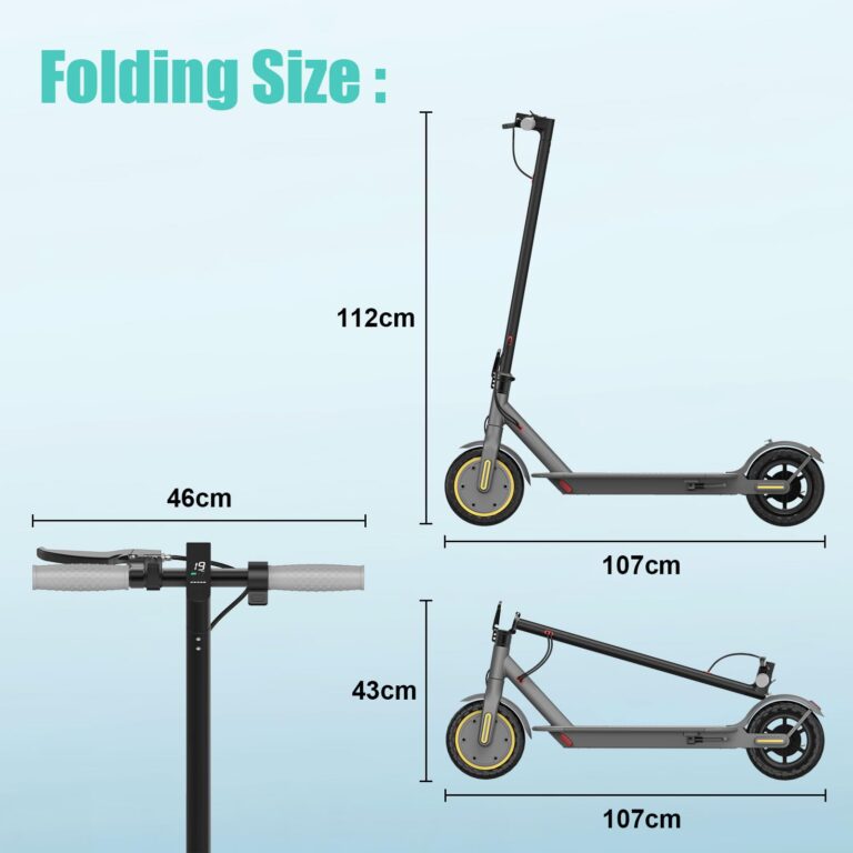 Electric Scooter Adults, Max 19 Mph & 19-23 Miles Range E-Scooter, Commuting Scooter Sport Scooter with APP Control, Powerful 350W 8.5" Solid Tires Foldable Electric Scooters (JS01-22Miles) - Image 3