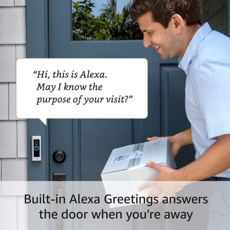 Ring Wired Doorbell Plus with Ring Stick Up Cam, Battery White - Image 3