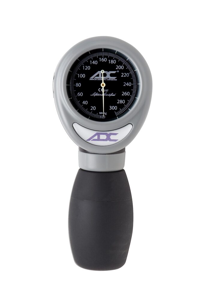 ADC 732-MCC Multikuf Model 732 4-Cuff EMT Kit with 804 Portable Palm Aneroid Sphygmomanometer, Small, Adult, Multi - Image 3