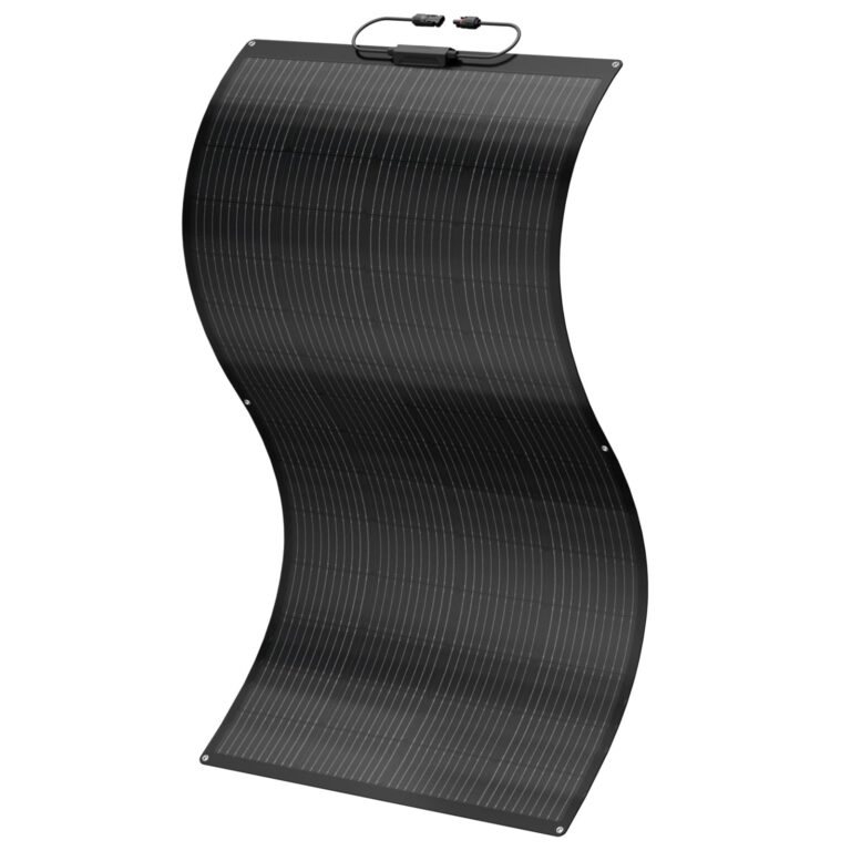 BougeRV Arch 200 Watts Fiberglass Flexible Solar Panel, Portable Bendable 12 Volts 10BB Mono Cell for RV Camping Home Boat Marine Curve Surface Black - Image 2