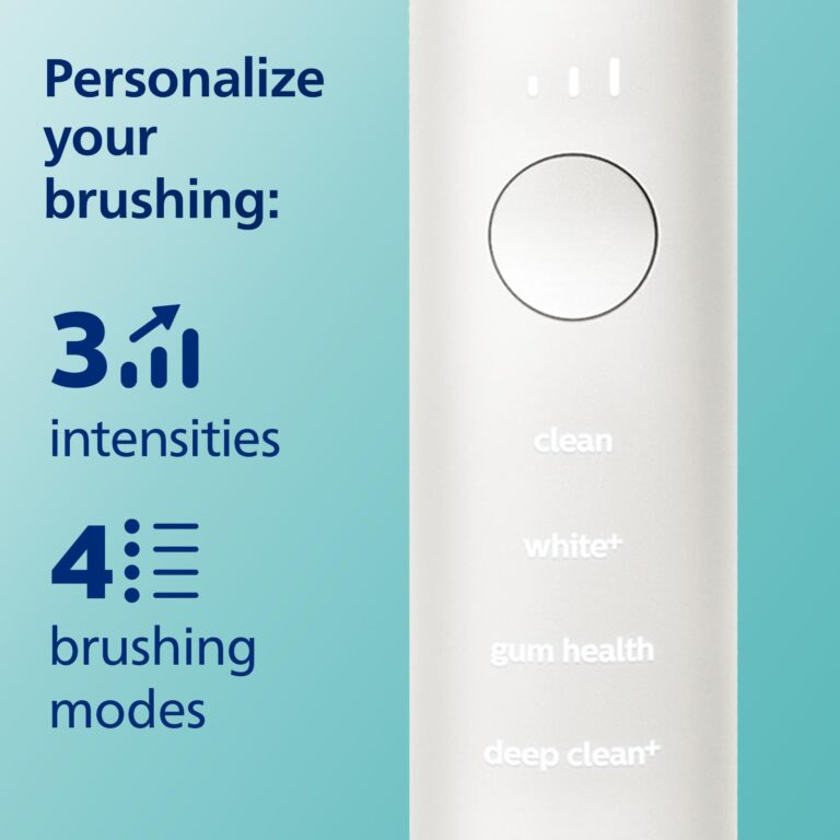 Philips Sonicare DiamondClean Smart 9300 Electric Toothbrush, Sonic Toothbrush with App, Pressure Sensor, Brush Head Detection, 4 Brushing Modes and 3 Intensity Levels, Rosegold, Model HX9903/65 - Image 7
