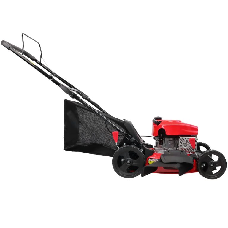 PowerSmart Lawn Mower Gas Powered, 17-Inch 144cc Engine 3-in-1 Walk-Behind Push Lawn Mower, Oil Included - Image 2