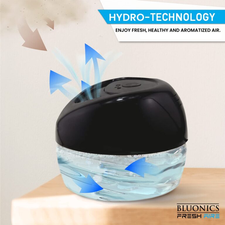 Bluonics 4-Pack Fresh Aire Water Based Revitalizer. Black Color with 7 LED Color Changing Lights White Noise Machine Use Essential Oils and Fragrances - Image 4