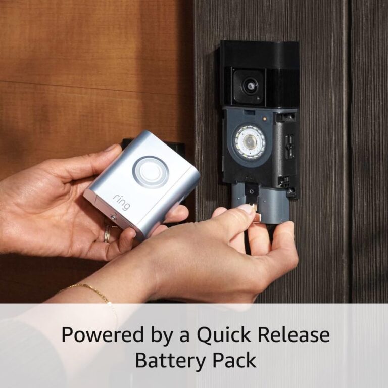 Ring Battery Doorbell Pro with Ring Indoor Cam, White - Image 3