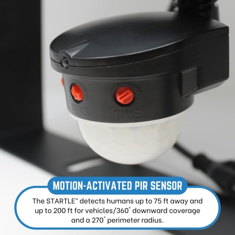STARTLE 360 LED Military Grade Security Light | Outdoor Motion Detection Home Security Flood Light | Brightest LED Security Floodlight Motion Sensor Light |Security Motion Detector Anti-Theft Light | - Image 7