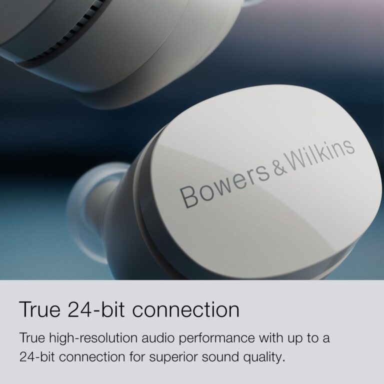 Bowers & Wilkins Pi6 Wireless Earbuds (Glacier Blue), in-Ear Bluetooth Earphones with aptX Adaptive & 12mm Drivers, Bespoke Active Noise Cancelling Earbuds, 3 Built-in Mics, 15-Min Quick Charging - Image 7
