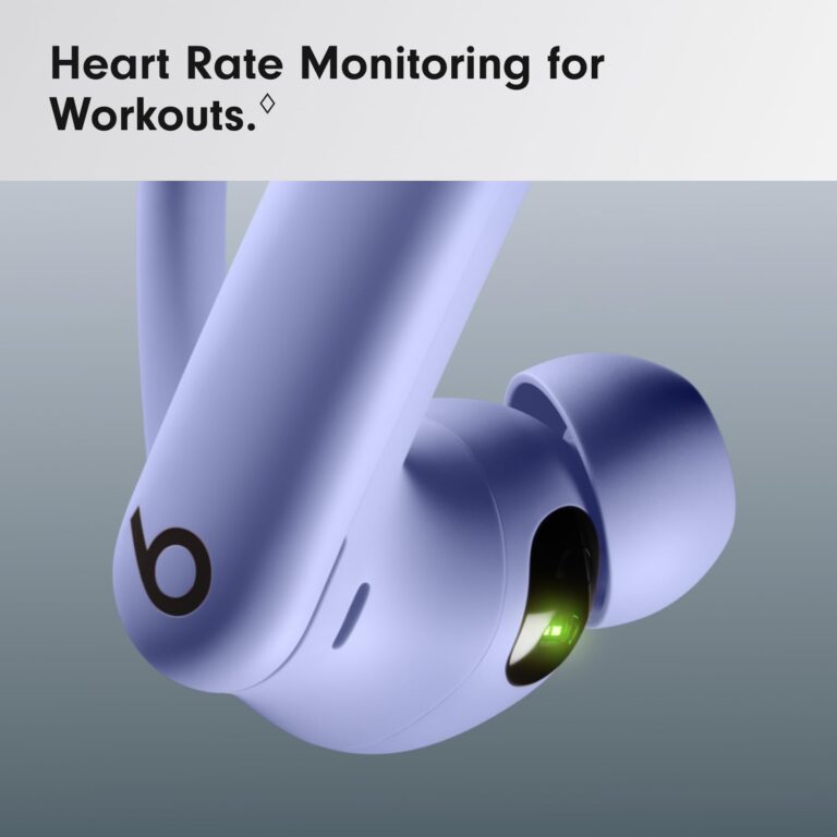 Beats Powerbeats Pro 2 Wireless Bluetooth Earbuds - Noise Cancelling, Heart Rate Monitor, IPX4, Up to 45H Battery & Charging Case, Works with Apple & Android - Hyper Purple - Image 5