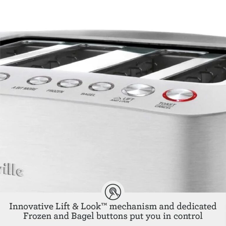 Breville Die-Cast Smart Toaster, 4-Slice, Brushed Stainless Steel - Image 3
