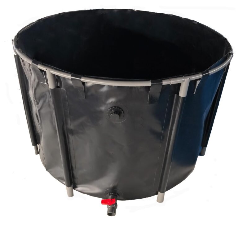 MOGUOBIN Above Ground Pond,Canvas Fish Pond Pool,Round Thickening Koi Pond Tank,PVC Fish Pond,Pool Above Ground with Durable Framed,for Fish Farming Aquatic Products Breeding Pond 59x39in/449Gal - Image 3