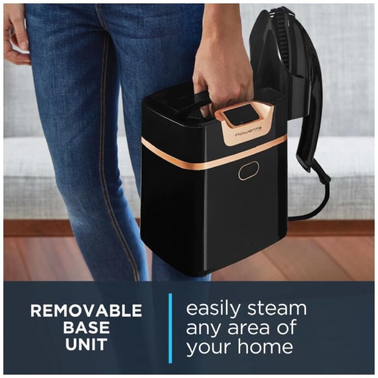 Rowenta IXEO Steamer for Clothes with Ironing Board 65 Inches 45 Second Heatup, 1 Liter Capacity 1500 Watts Ironing, Portable, Fabric Steamer, Garment Steamer, Adjustable QR1410,Black - Image 2
