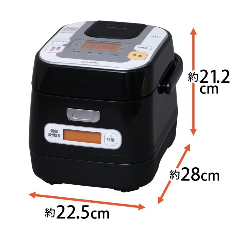 IRIS OHYAMA rice cooker IH 3 Go (450g) Brand Weighed cooked (MeigaraHakaridaki) RC-IA30-B - Image 2