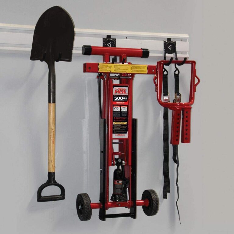 MoJack HDL 500 NO 45501-OP Hydraulic Cylinder Lift Jack for Zero Turn Radius Riding Lawn Mower Maintenance and Repair, 500lb Lifting Capacity with Locking Bar for Added Safety - Image 2