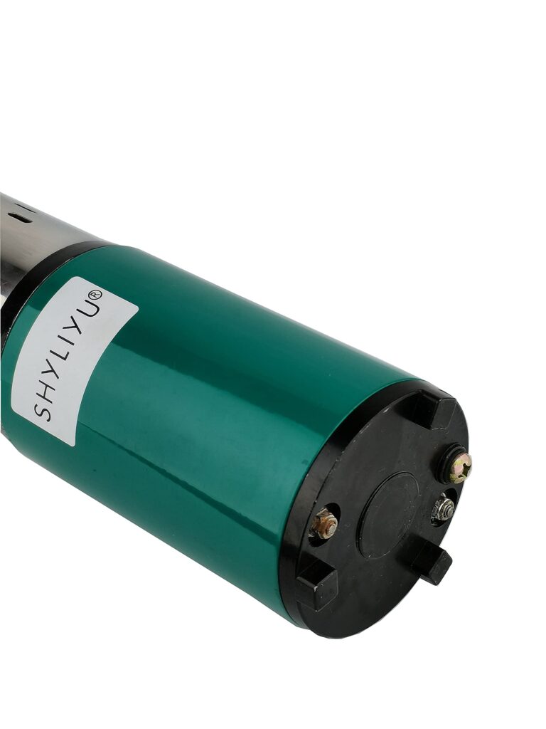 SHYLIYU Solar Submersible Well Pump DC 24V 260W Deep Well Pump 3"Tube Stainless Steel Screw pump 2300L/H 1" Outlet High Lift 53M Irrigation Pump Agricultural Garden Home - Image 4