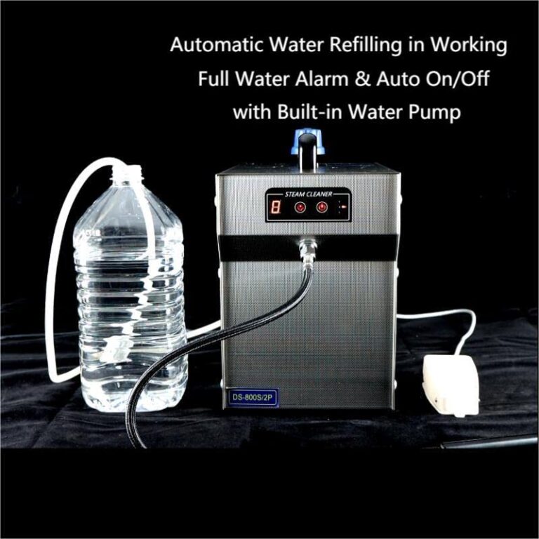 TDRFORCE Jewelry Steam Cleaner Machine Professional High Pressure Jewelry Cleaning Steamer Pro Jewelry Cleaners Best Jewelry Cleaner with Foot Pedal Control Fix & Nozzle Hose 2L Auto Water Supply - Image 4