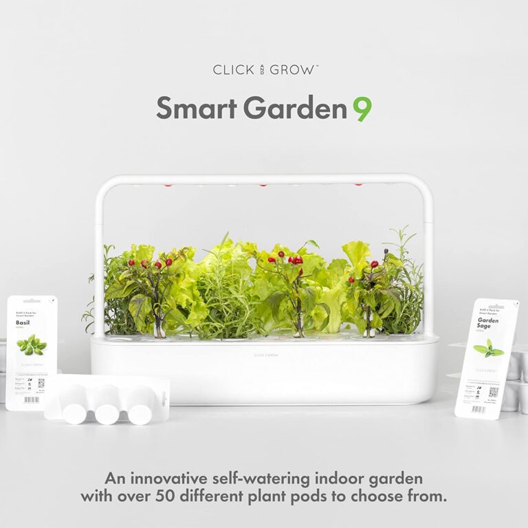 Click and Grow Smart Garden 9 PRO w/Bluetooth | App and Touch Controlled Indoor Garden | Easier Than a Hydroponics Growing System | Herb & Vegetable Garden Starter Kit w/ 9 Plant Pods - Image 8