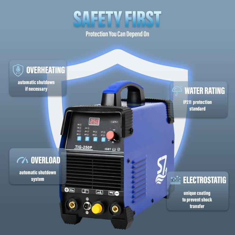 TIG Welder 250 Amp 2T/4T 110&220V ARC/DC TIG/PULSE 3 In 1 TIG Welding Machine,Use 3/32 Tungsten Welding Rod - Image 4