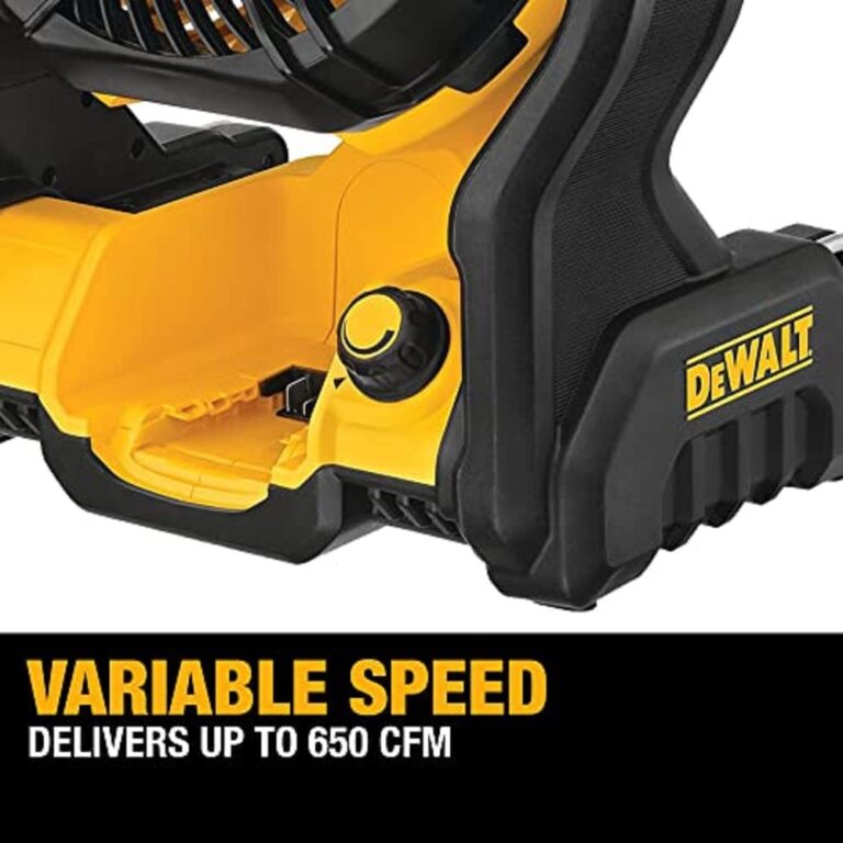 DEWALT 20V MAX Battery Pack with Charger, 3-Ah (DCB230C), Black 20V MAX* Jobsite Fan, Tool Only - Image 2