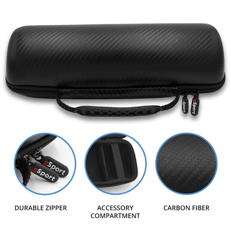 JBL Charge 5 Waterproof Portable Speaker with Built-in Powerbank and gSport Carbon Fiber Case (Black) - Image 7