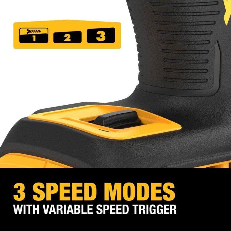 DEWALT 20V MAX Impact Driver, Cordless, 3-Speed, Battery and Charger Included (DCF845P1) - Image 3