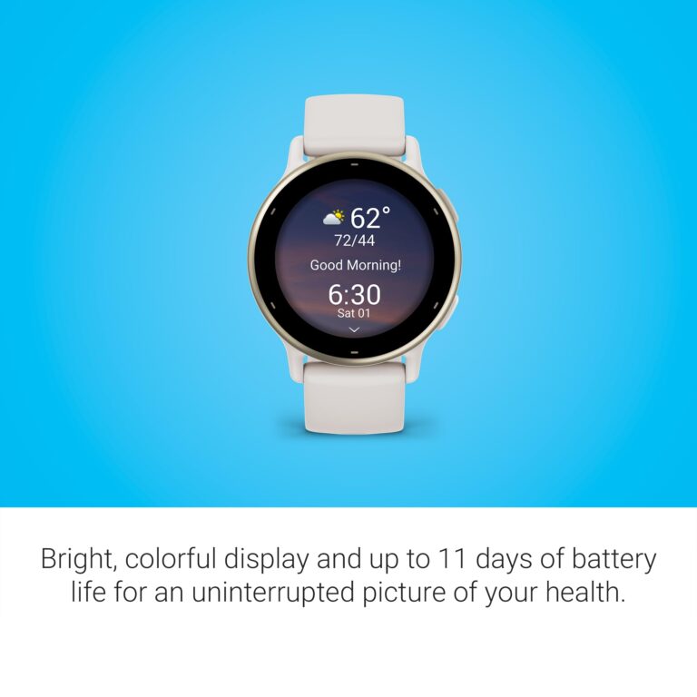 Garmin vívoactive 5, Health and Fitness GPS Smartwatch, AMOLED Display, Up to 11 Days of Battery, Ivory - Image 5