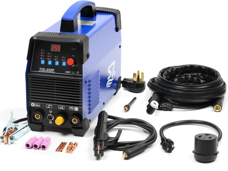 TIG Welder 250 Amp 2T/4T 110&220V ARC/DC TIG/PULSE 3 In 1 TIG Welding Machine,Use 3/32 Tungsten Welding Rod